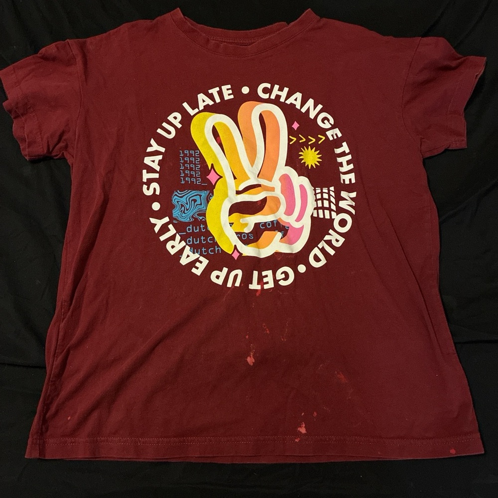 Dutch Bros Maroon T-Shirt